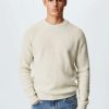 Clothing * | Mango Texas Jumper Sandfarvet