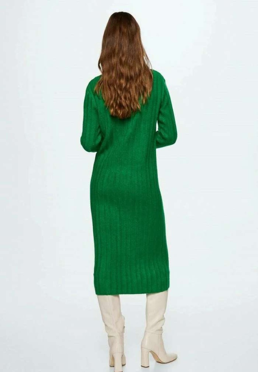 Clothing * | Mango Canaly Jumper Dress Vert