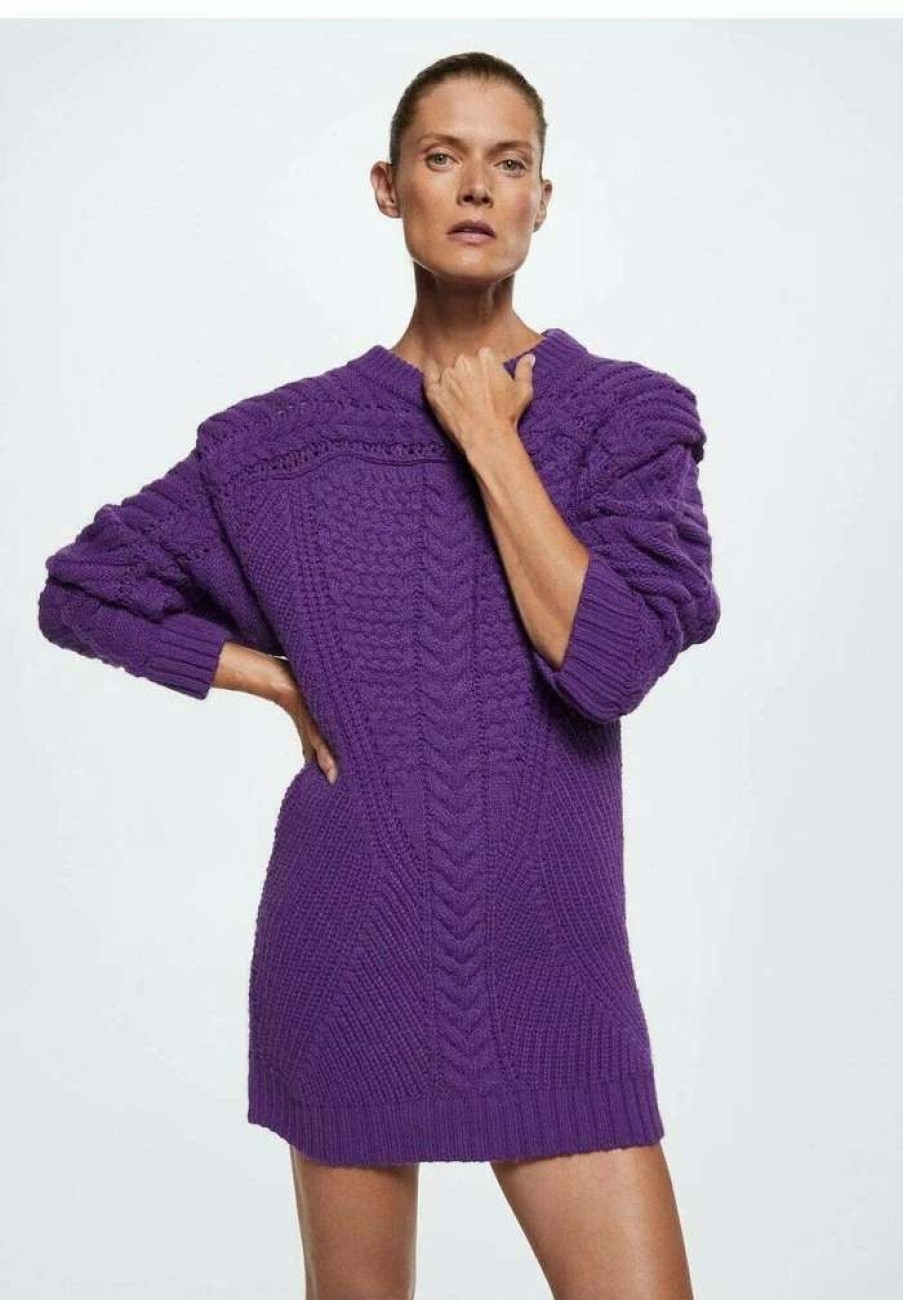 Clothing * | Mango Galacti Jumper Dress Lilac