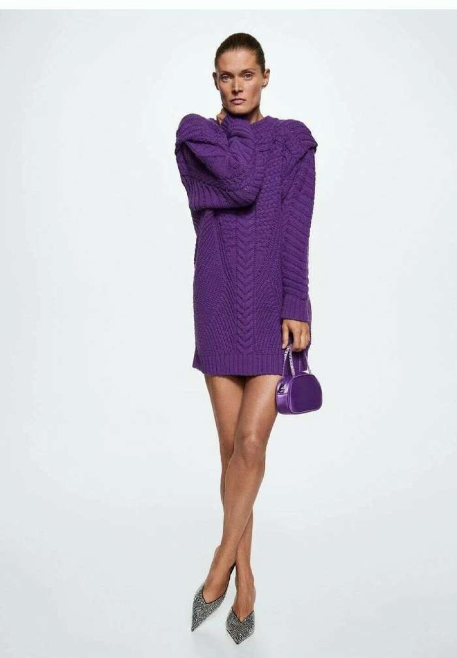 Clothing * | Mango Galacti Jumper Dress Lilac