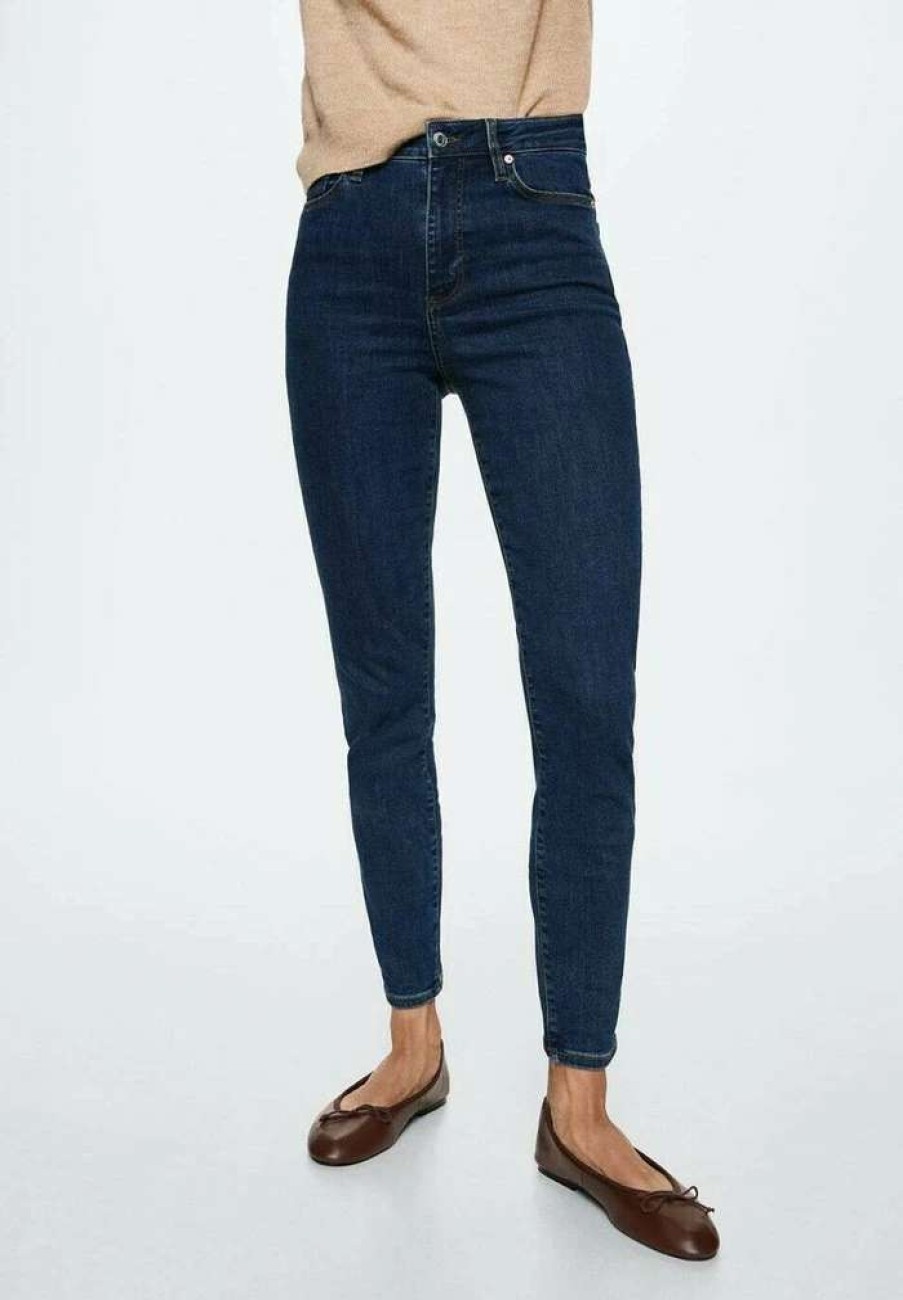 Clothing * | Mango Anne Jeans Skinny Fit Dunkelblau