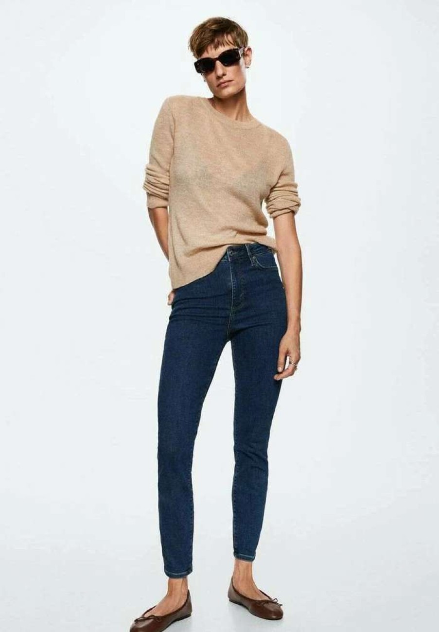 Clothing * | Mango Anne Jeans Skinny Fit Dunkelblau