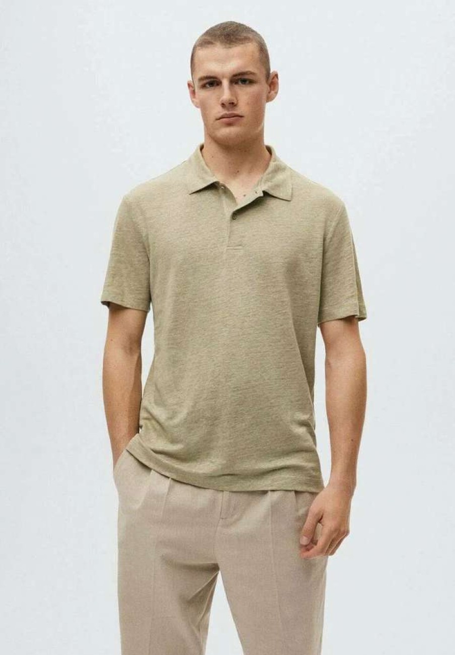 Clothing * | Mango Amberes Polo Shirt Bezowy