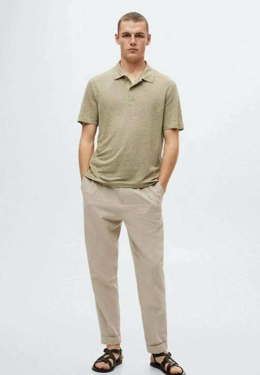 Clothing * | Mango Amberes Polo Shirt Bezowy