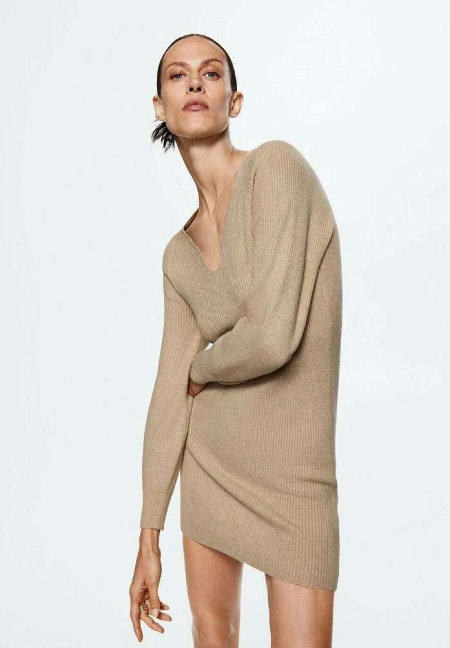 Clothing * | Mango Jolene Jumper Dress Gris Claro Pastel