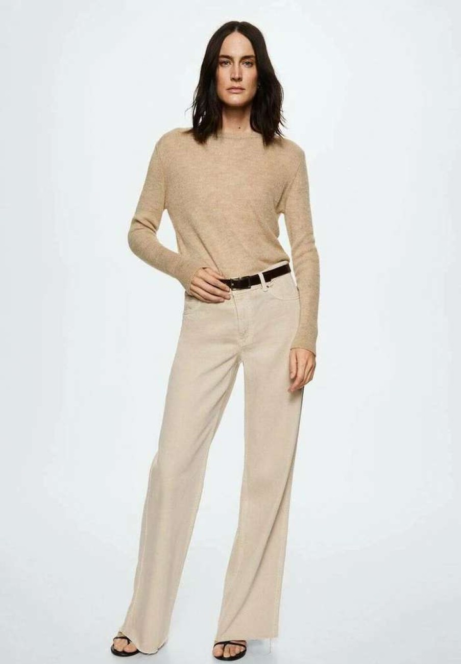 Clothing * | Mango Pretty Jumper Marron Moyen