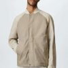 Clothing * | Mango Bomber Jacket Licht Pastelgrijs