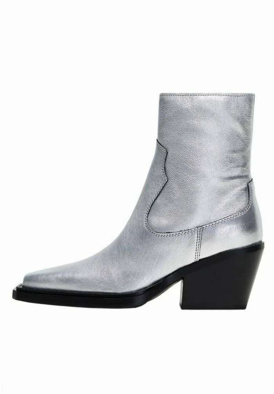 Shoe * | Mango Ande Classic Ankle Boots Solv