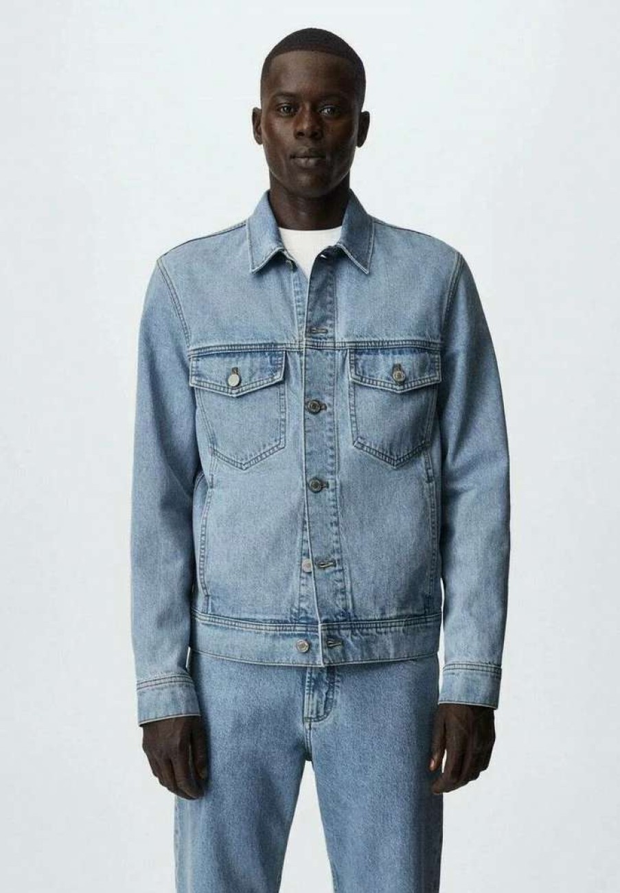 Clothing * | Mango Ryan Denim Jacket Lichtblauw