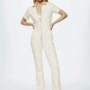 Clothing * | Mango Iggy Jumpsuit Ecru