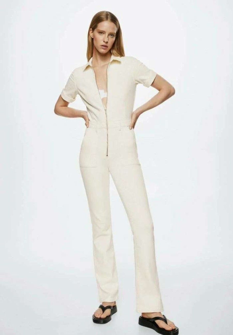 Clothing * | Mango Iggy Jumpsuit Ecru