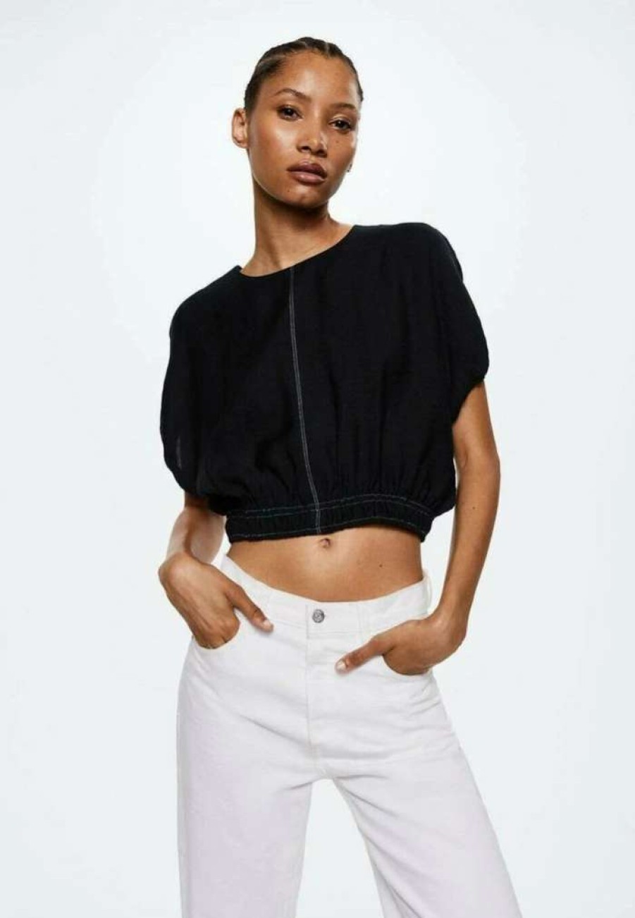 Clothing * | Mango Cashew-H Blouse Black