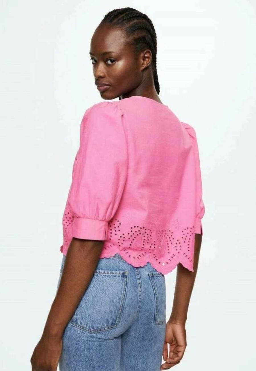 Clothing * | Mango Khan-H Blouse Pink