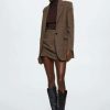 Clothing * | Mango Gina Short Coat Schokolade