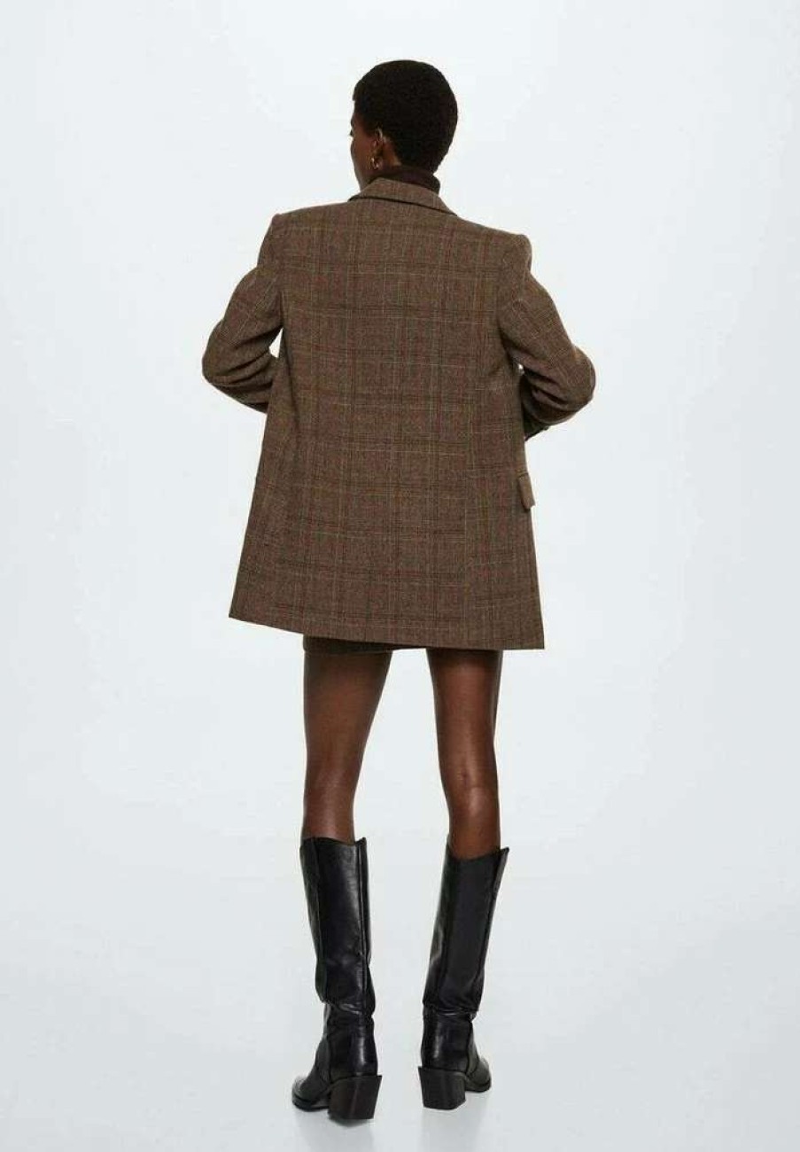 Clothing * | Mango Gina Short Coat Schokolade