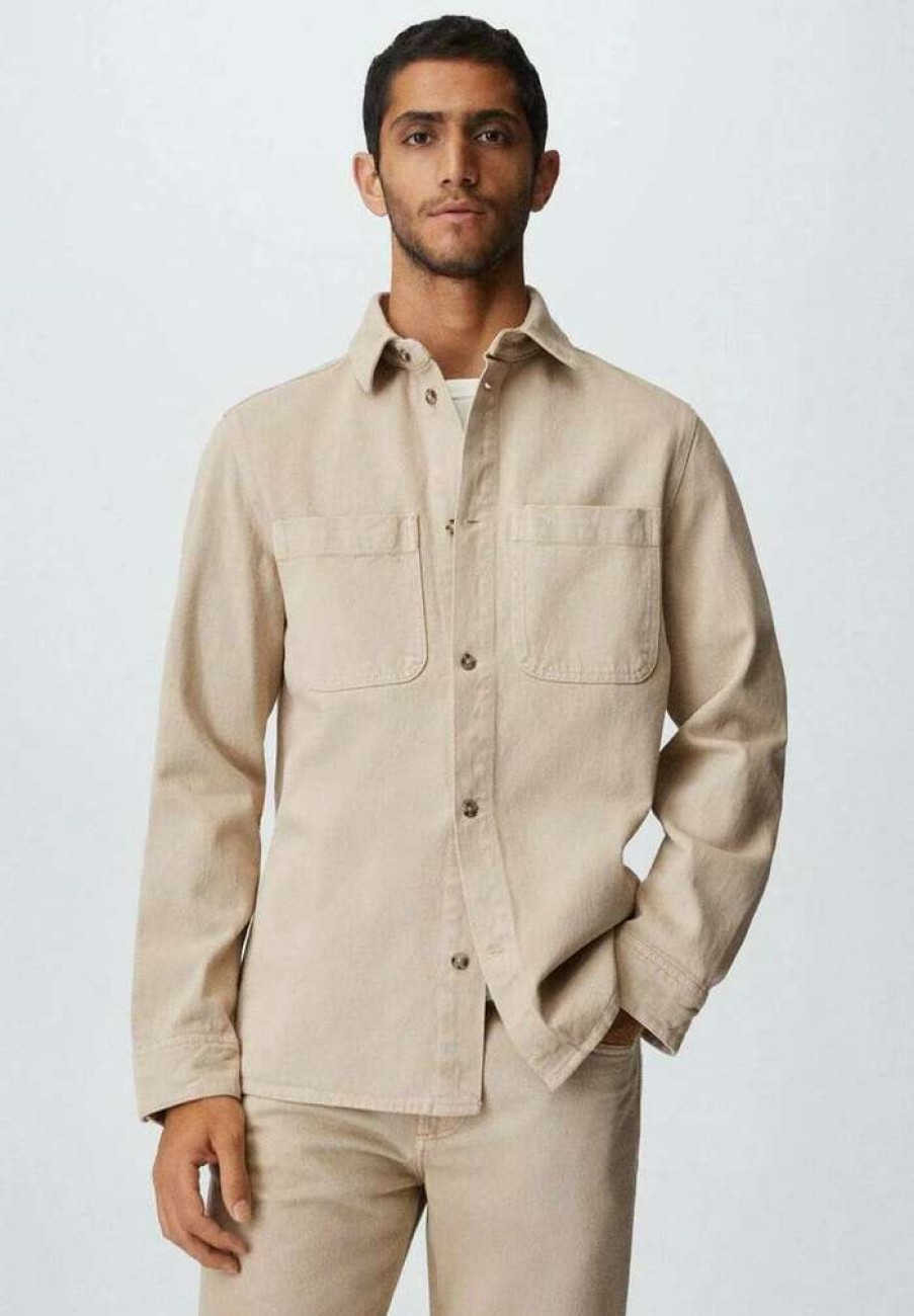 Clothing * | Mango Howard Shirt Beige