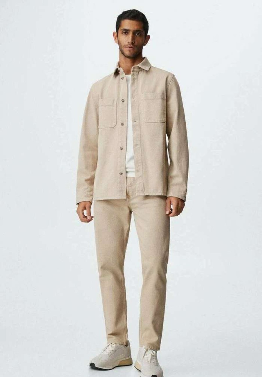 Clothing * | Mango Howard Shirt Beige