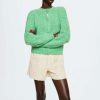 Clothing * | Mango Bolivia Cardigan Green