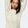 Clothing * | Mango Casaba Jumper Ecru