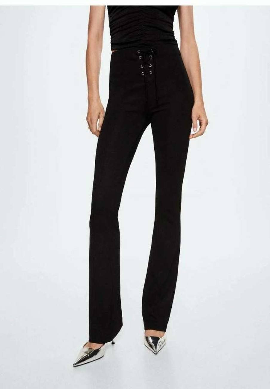 Clothing * | Mango Trousers Black