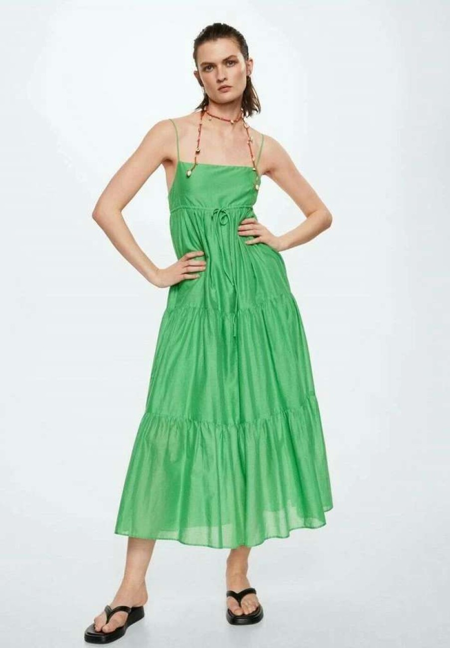 Clothing * | Mango Zamora Day Dress Groen