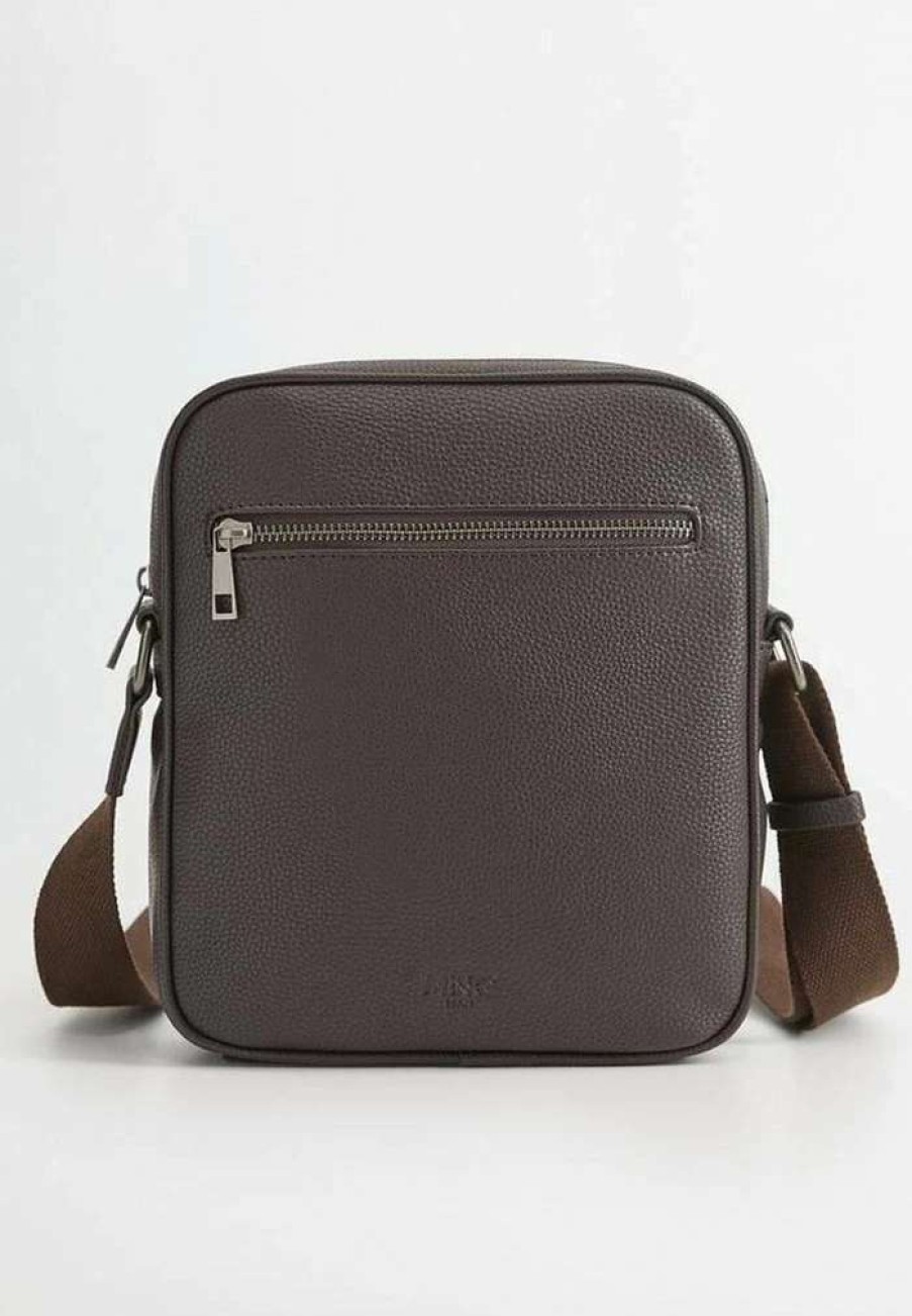 Accessoires * | Mango Allday Across Body Bag Marron