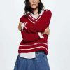 Clothing * | Mango College Jumper Red