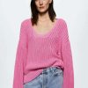 Clothing * | Mango Fruita Jumper Rosa