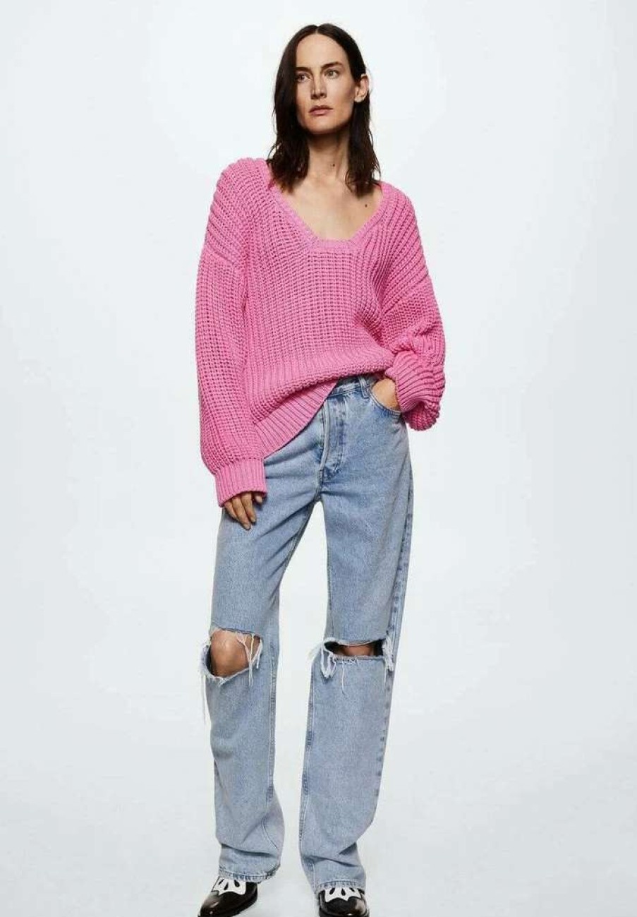 Clothing * | Mango Fruita Jumper Rosa