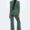 Clothing * | Mango Higalia Blazer Aqua Green