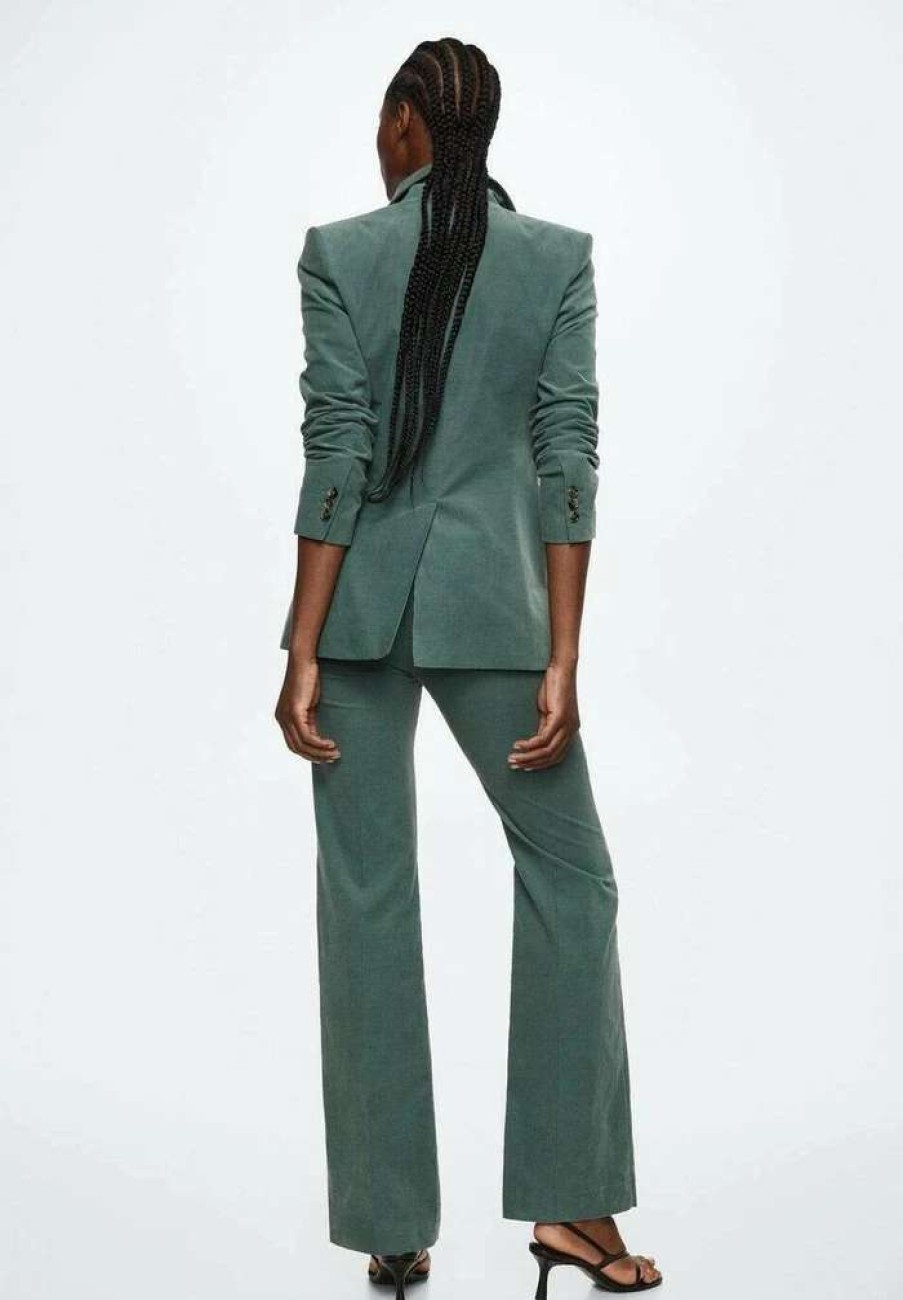 Clothing * | Mango Higalia Blazer Aqua Green