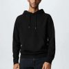 Clothing * | Mango Bone Hoodie Black