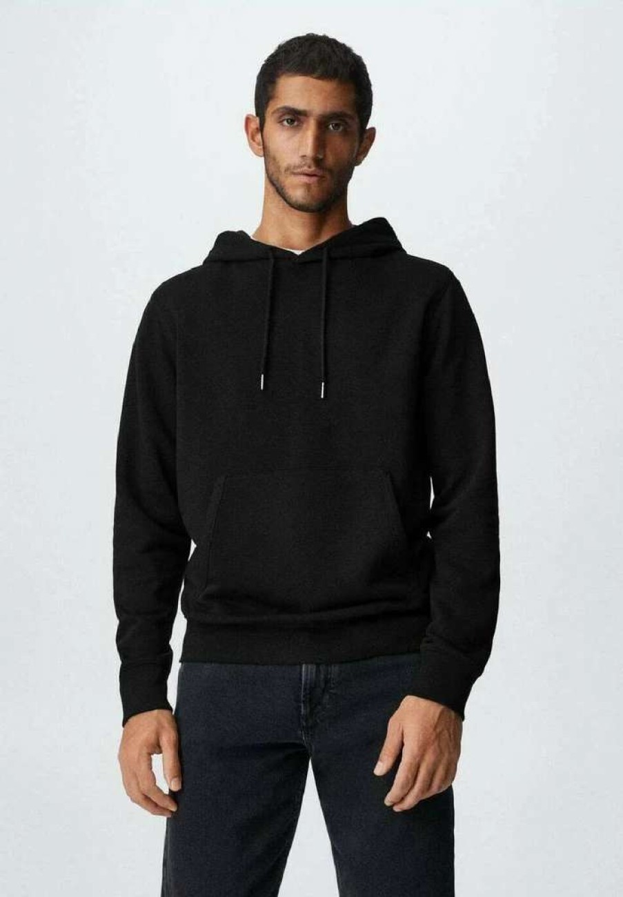 Clothing * | Mango Bone Hoodie Black