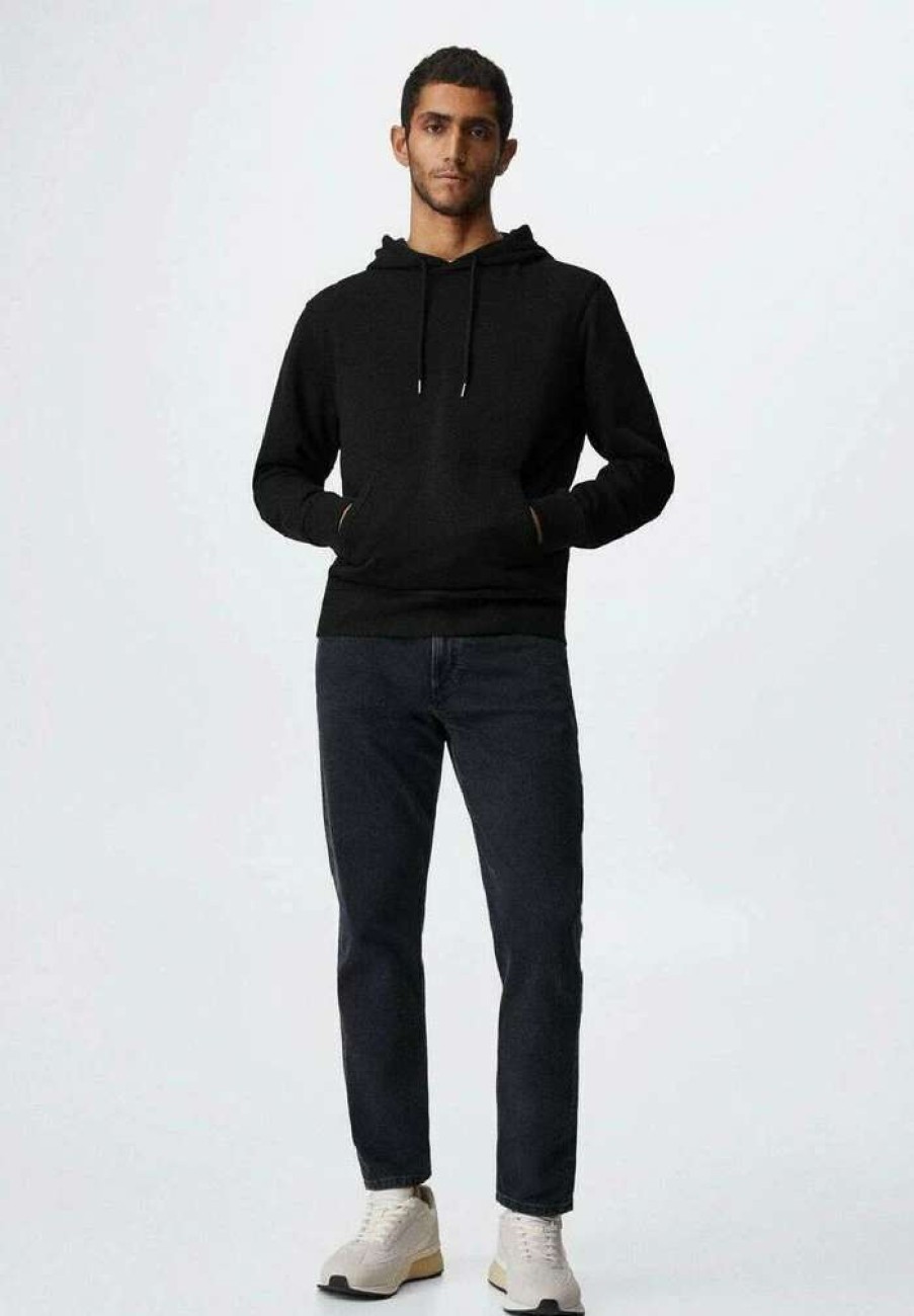 Clothing * | Mango Bone Hoodie Black