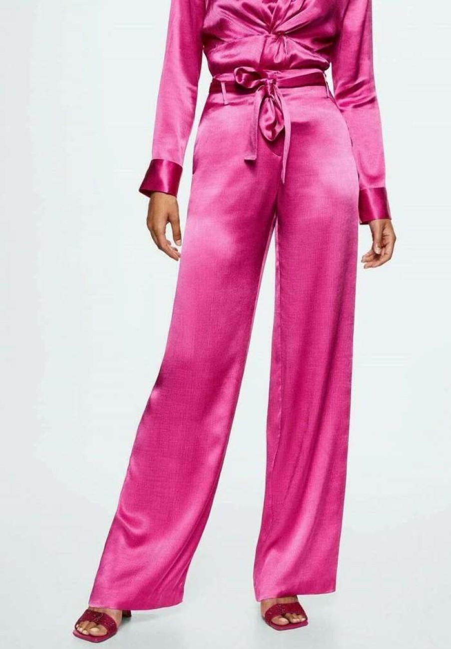 Clothing * | Mango Mati A Trousers Fuchsia