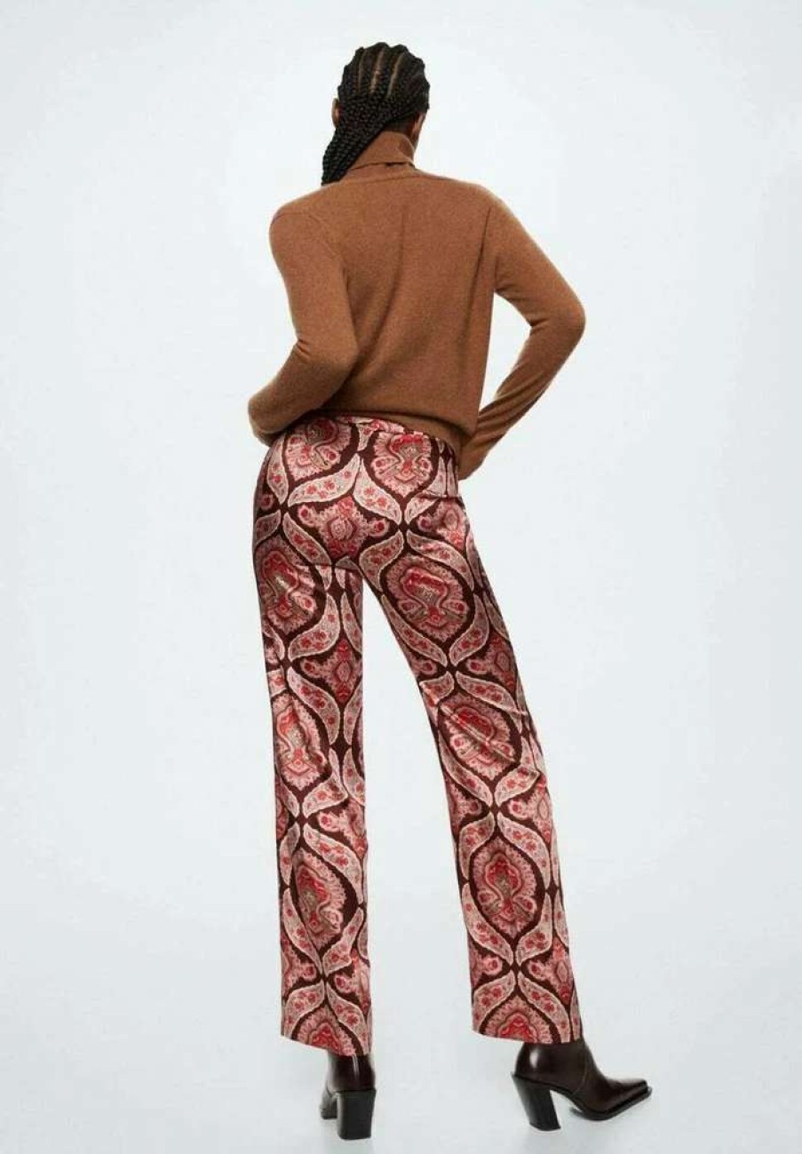 Clothing * | Mango Dakota Trousers Red