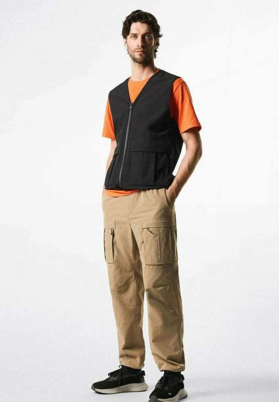 Clothing * | Mango Marbore-I Waistcoat Noir