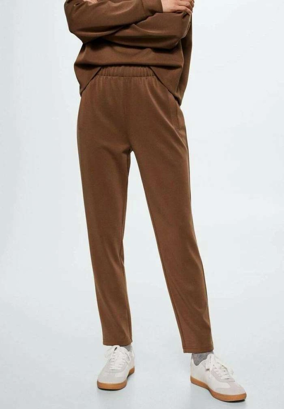 Clothing * | Mango Neo Tracksuit Bottoms Marron