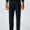 Clothing * | Mango Scala Trousers Bleu Marine