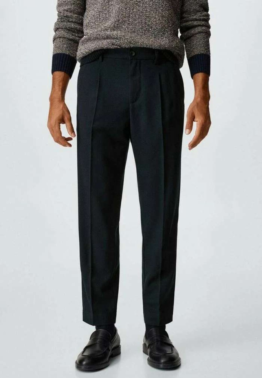 Clothing * | Mango Scala Trousers Bleu Marine