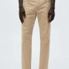 Clothing * | Mango Straight Leg Jeans Beige