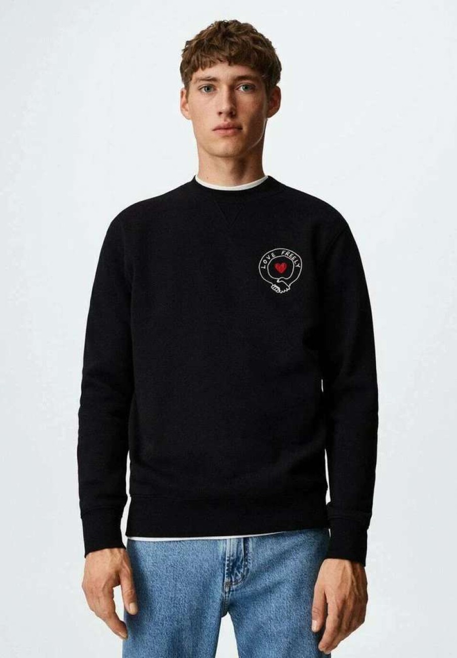 Clothing * | Mango Ferranc Sweatshirt Noir