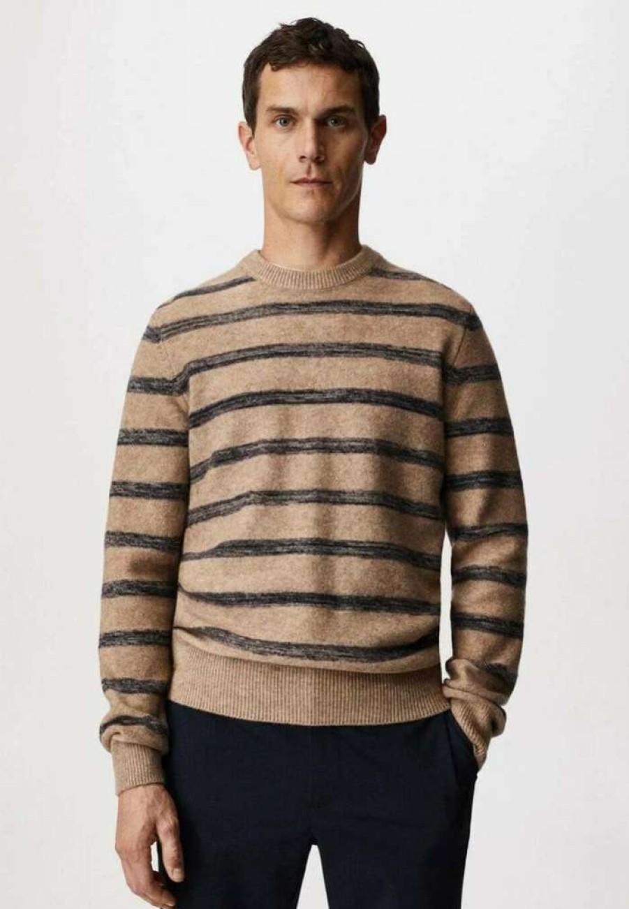 Clothing * | Mango Maya Jumper Marron Medio