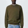 Clothing * | Mango Nola Sweatshirt Khaki