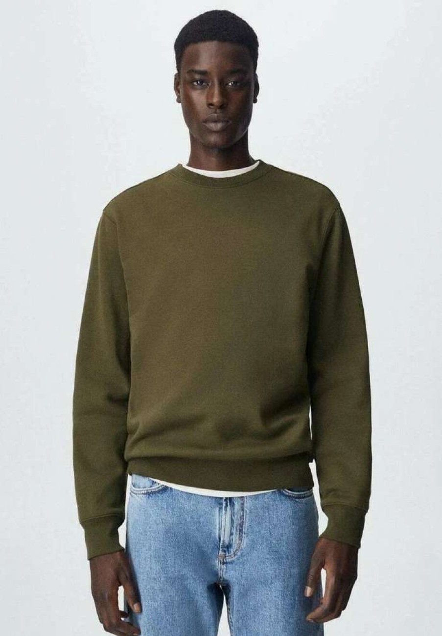 Clothing * | Mango Nola Sweatshirt Khaki