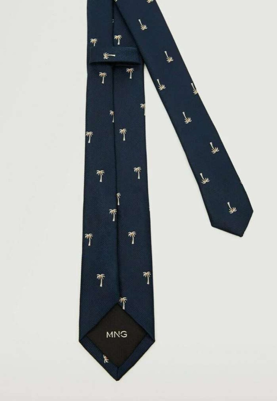 Accessoires * | Mango Tie Royal Blue