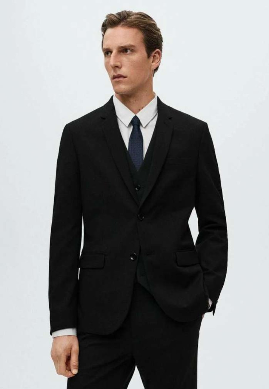 Clothing * | Mango Paulo Suit Jacket Black