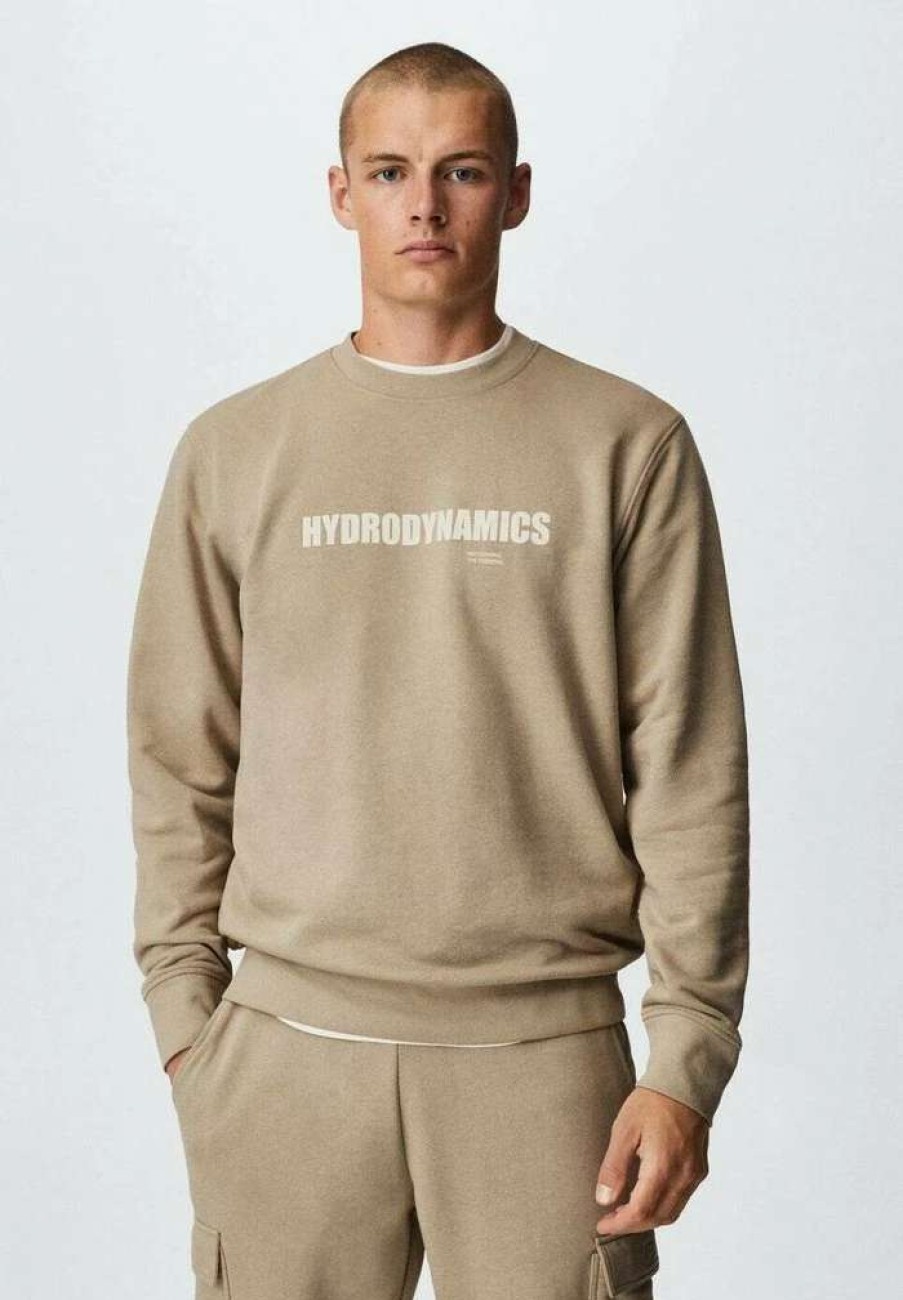 Clothing * | Mango Milty Sweatshirt Beige