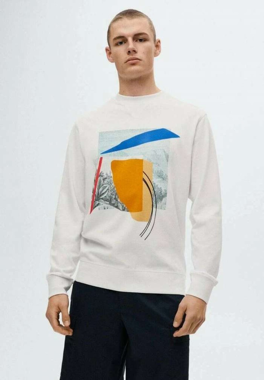 Clothing * | Mango Seny Sweatshirt Gebroken Wit