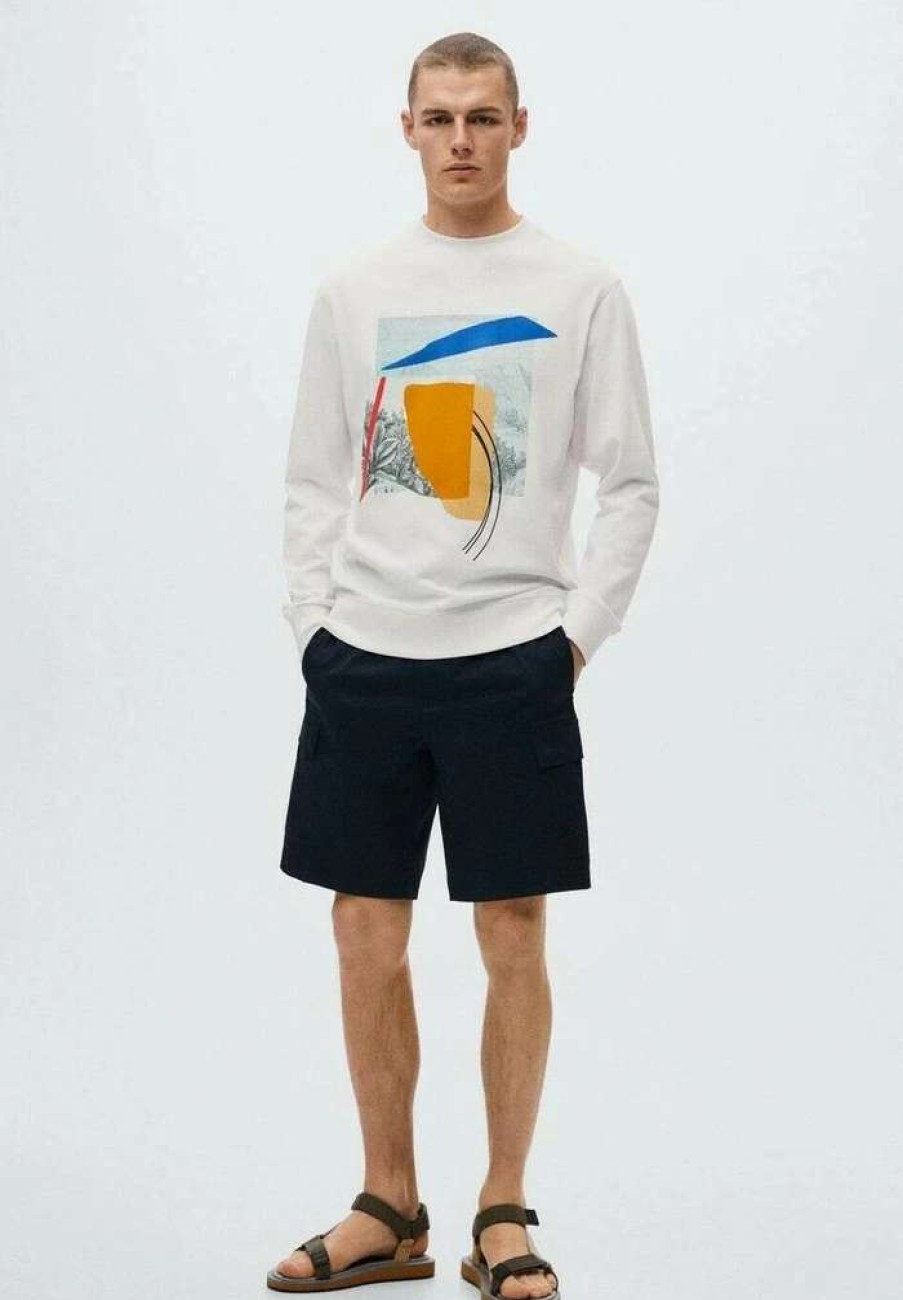 Clothing * | Mango Seny Sweatshirt Gebroken Wit